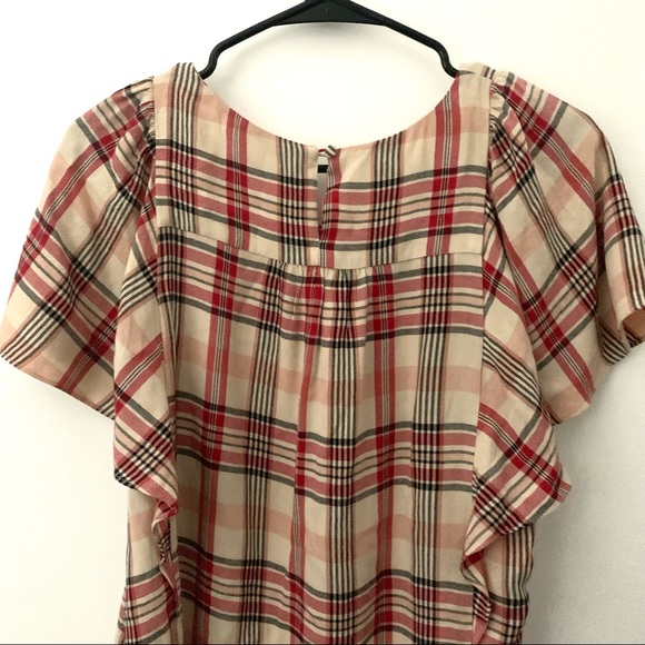 Maeve by Anthropologie Multi-Color Plaid Shirt - Picture 6 of 9